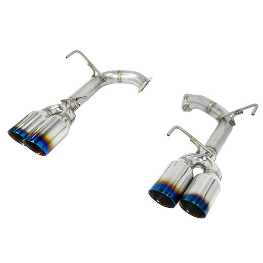 REMRO-TTVA-D4 Remark Axleback Exhaust 4in Tip - 2015-2020 WRX / STI-Titanium-Double Wall,