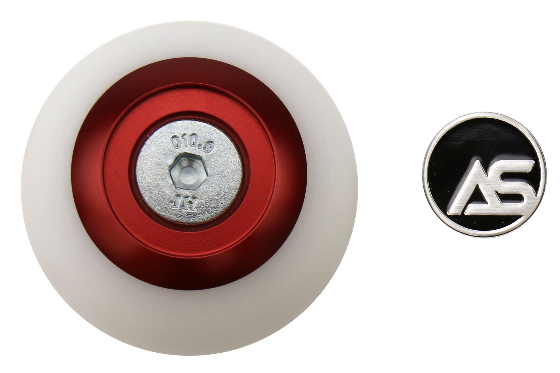 ASA1501010101 AutoStyled Subaru 6 Speed shift knob Red with White Delrin Center,