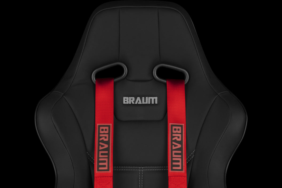 Braum 4 Point 2inch Racing Harness Red - Universal