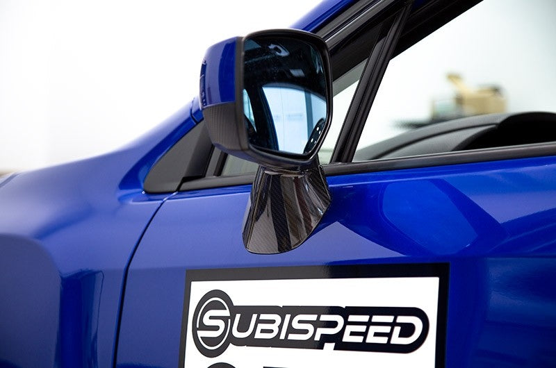 OLMA.70093.1 OLM LE Dry Carbon Fiber Lower Mirror Mount Cover - 2015+ WRX / STI / 2016-17 Crosstrek,