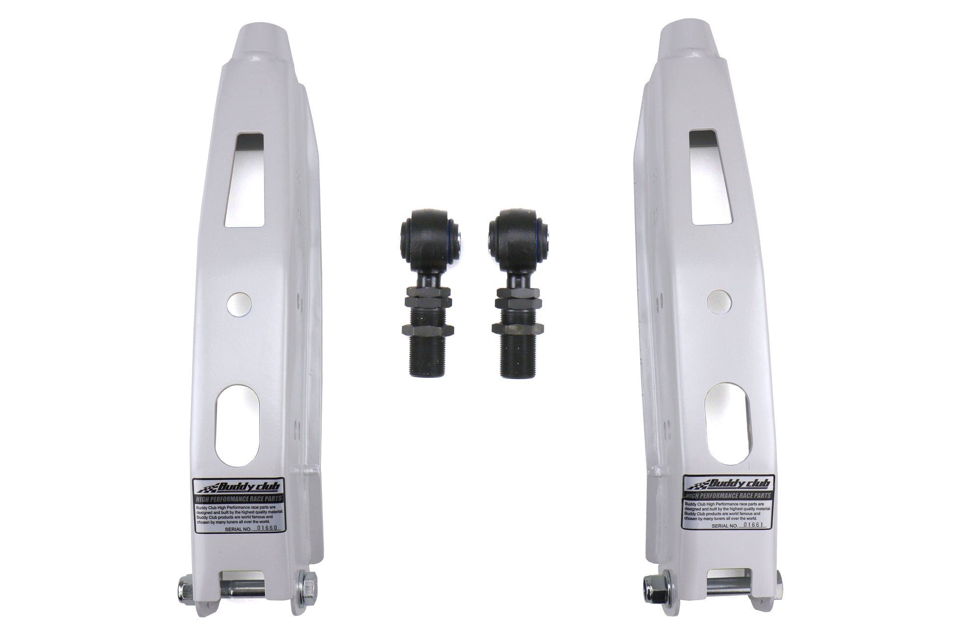 BUDBC02-LCAP1ZN6-R Buddy Club P-1 Racing Lower Control Arms (Rear) - 2015-2018 WRX / STI / 2013+ FT86,