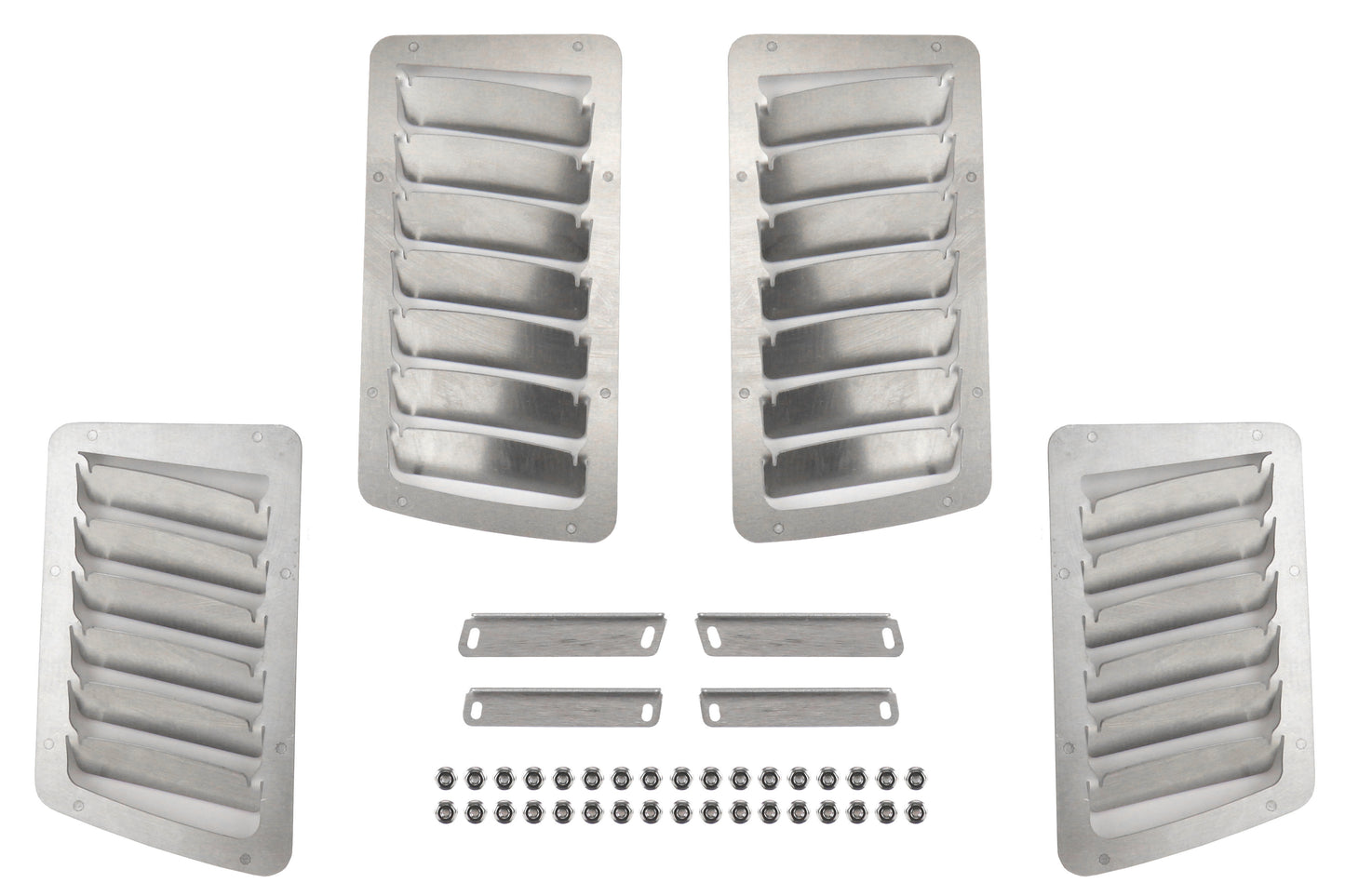 VERA0065A-BARE Velox Slanted Hood Louver (Vents) Kit - 2013+ FT86-Raw,