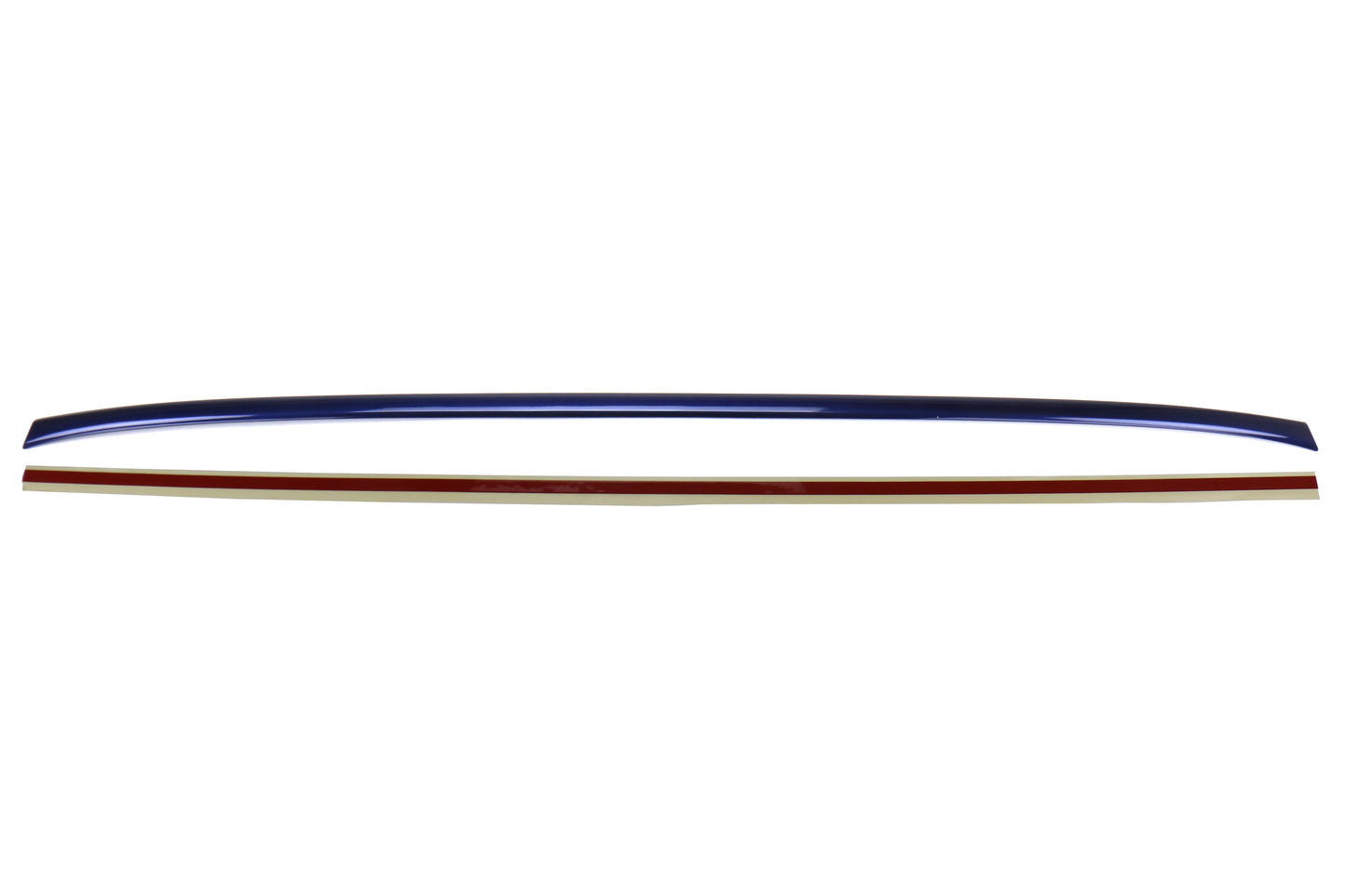 OLM Paint Matched Trunk Hole Delete for OEM Short Spoiler - Galaxy Blue Pearl - 2015-2021 Subaru WRX / STI
