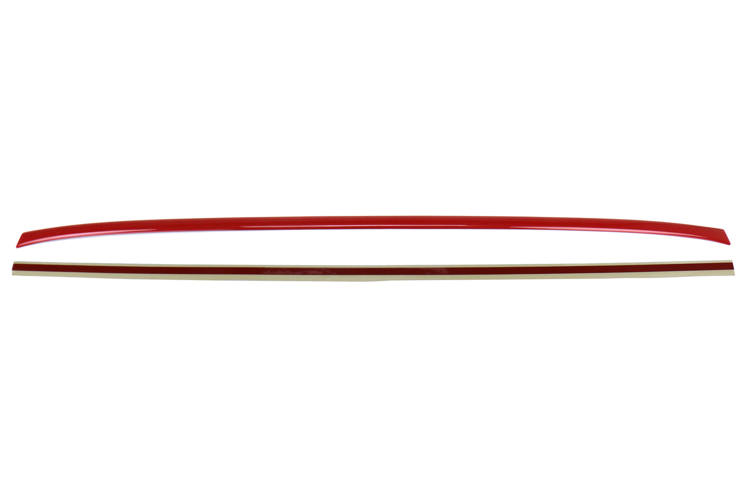 OLM Paint Matched Trunk Hole Delete for OEM Short Spoiler - Pure Red - 2015-2021 Subaru WRX / STI
