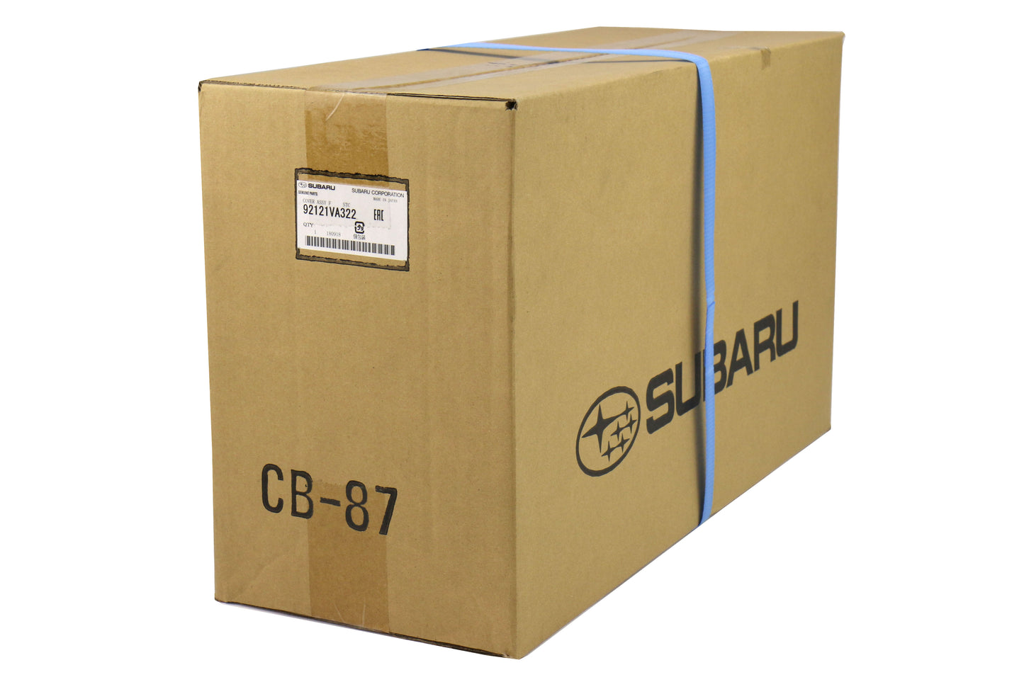 SUB92121VA322 Subaru OEM JDM Shifter Console with Blue Stitching - 2015+ WRX CVT,