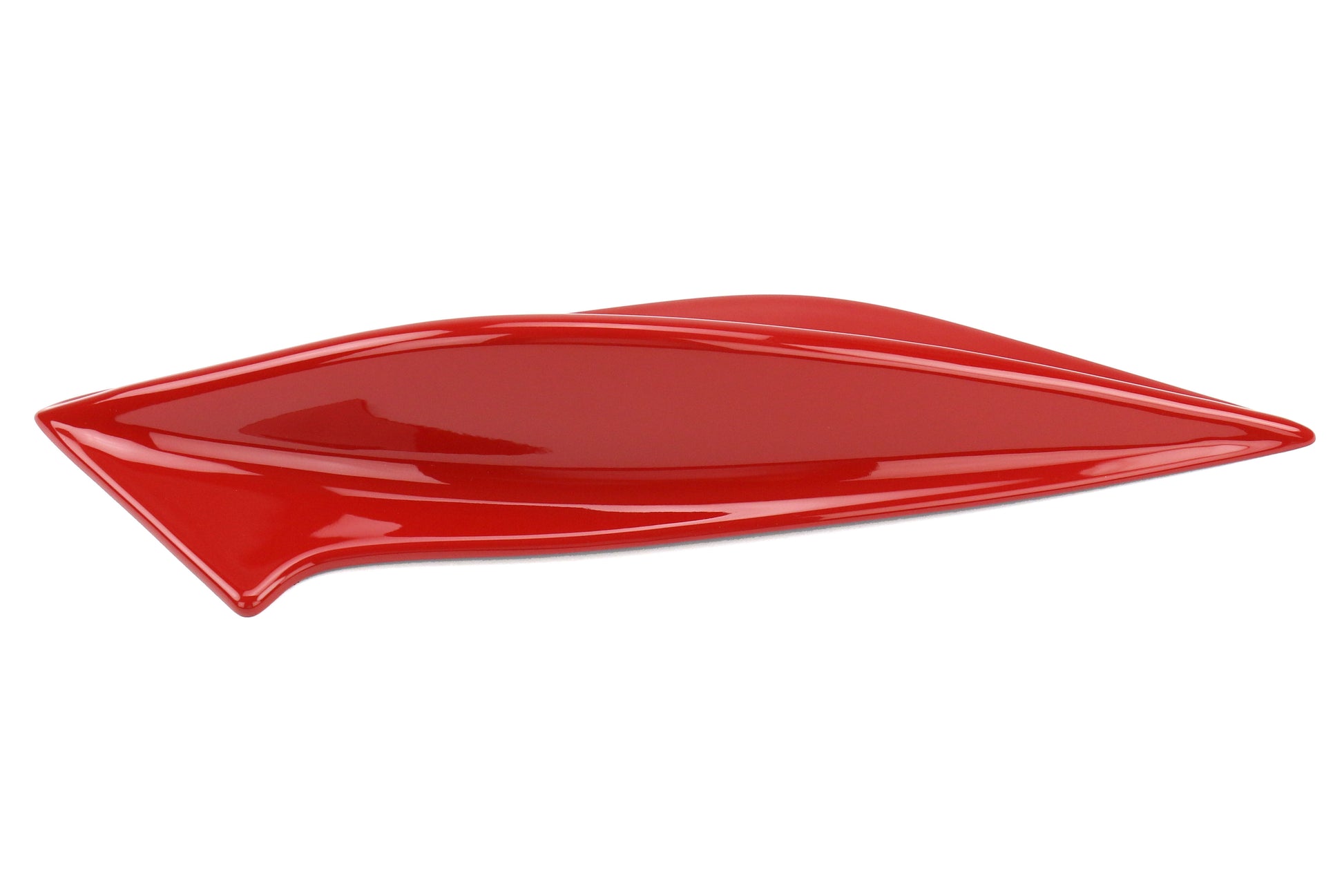 OLMOLM15STIFIN-M7Y OLM STI Spoiler Side Fins - 2015+ WRX / 2015+ STI-Pure Red (M7Y),