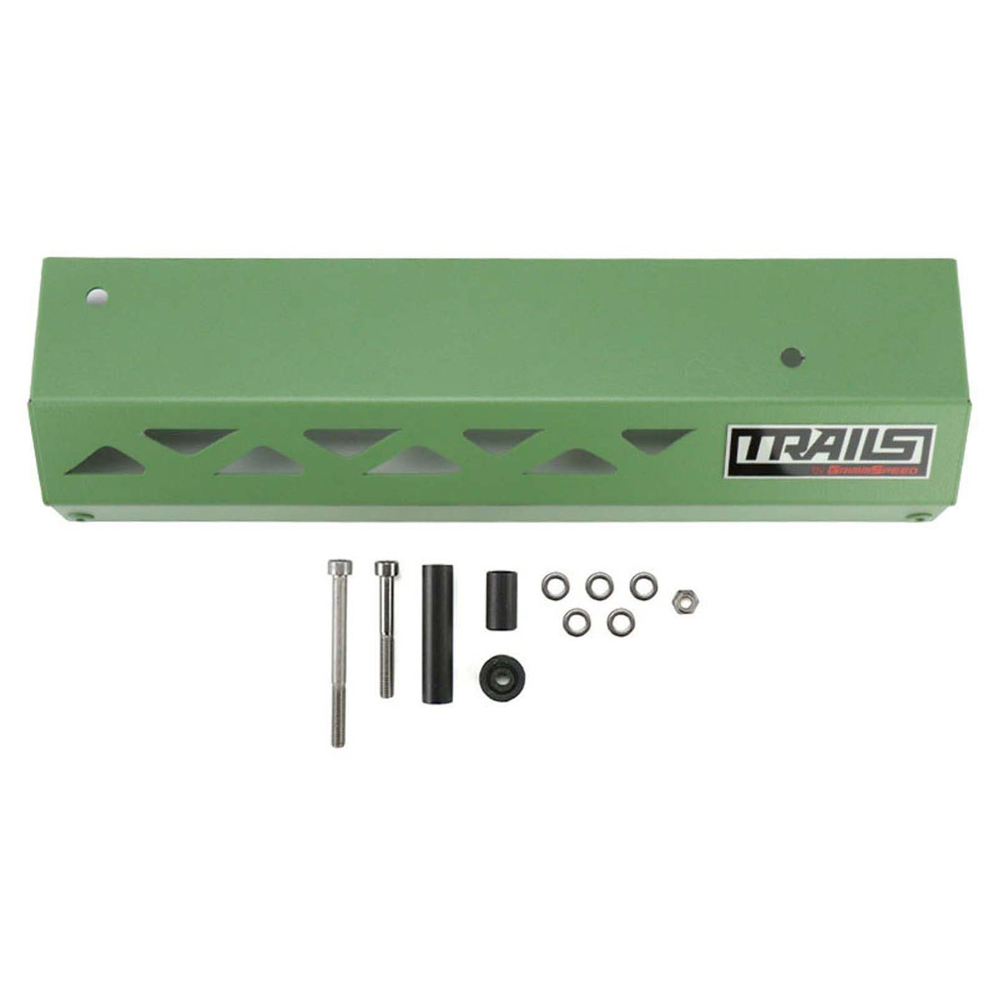 TRAILS by GrimmSpeed Pulley Cover GREEN - 2018-2021 Subaru Crosstrek