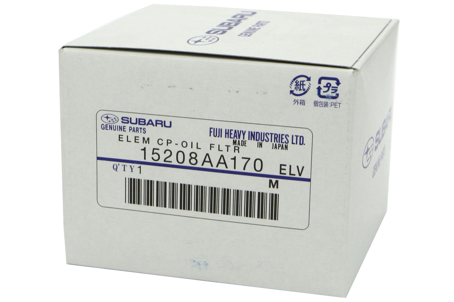 SUB15208AA170 OEM Subaru Oil Filter - 2015-2020 WRX,