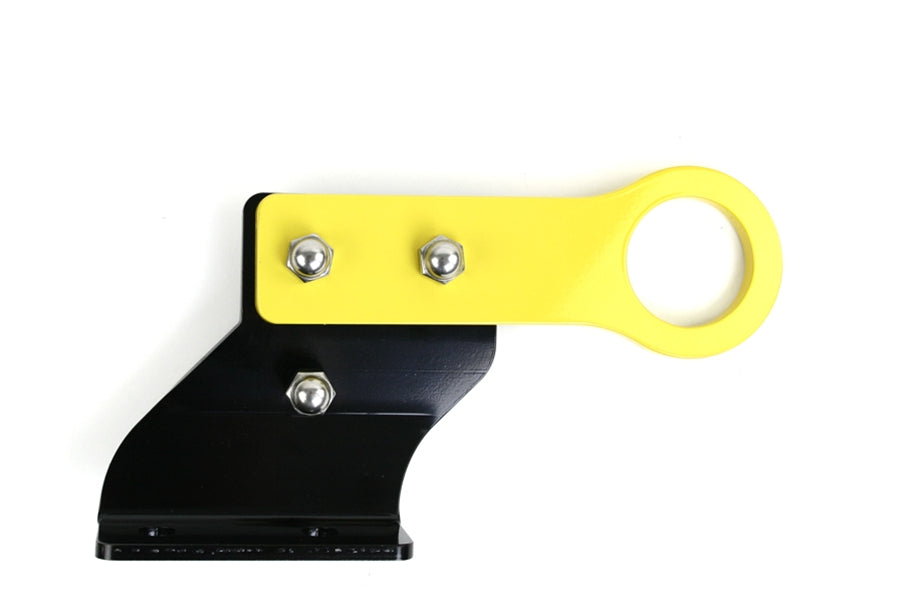 BEAS106016TF-R Beatrush Rear Tow Hook Yellow - Subaru WRX/STi 2002-2007,