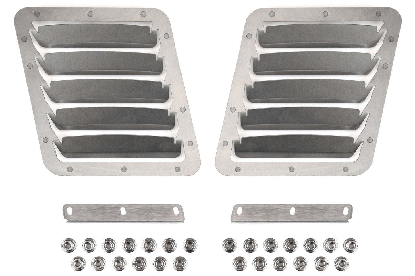 VERA0053A-BARE Velox Hood Louver (Vents) Kit - 2015+ WRX / STI-Unpainted,
