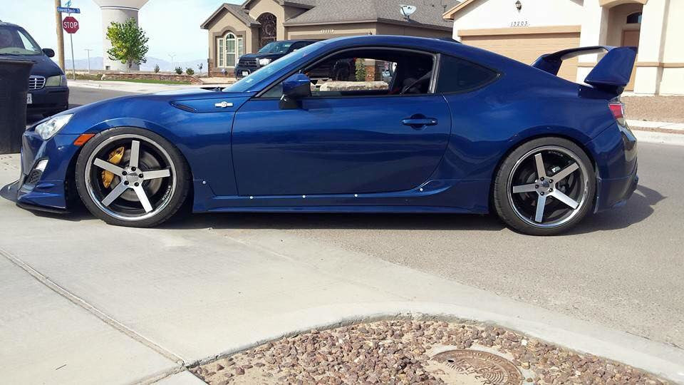 4 Piston ATS Caliper Big Brake Bracket Kit by CTS-V Brake Swap - 2014 Scion FR-S / 2013-2014 Subaru BRZ / 2015 WRX