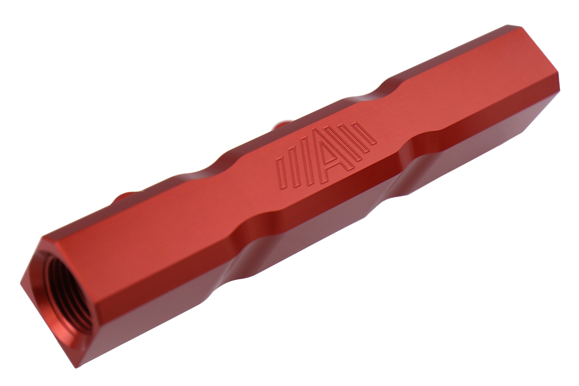 ALUALM-FUEL-RAIL-R Aluminati Billet Top Feed Fuel Rails - 2015+ STI-Red,