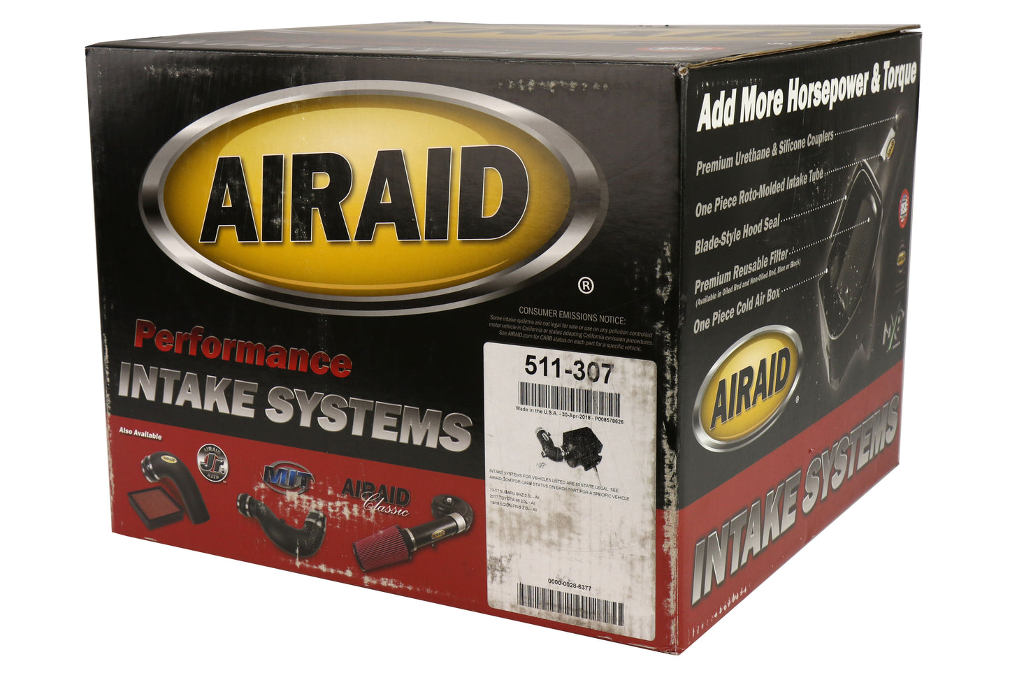 AIR511-307 Airaid Cold Air Intake System (Dry) - 2013+ FT86,