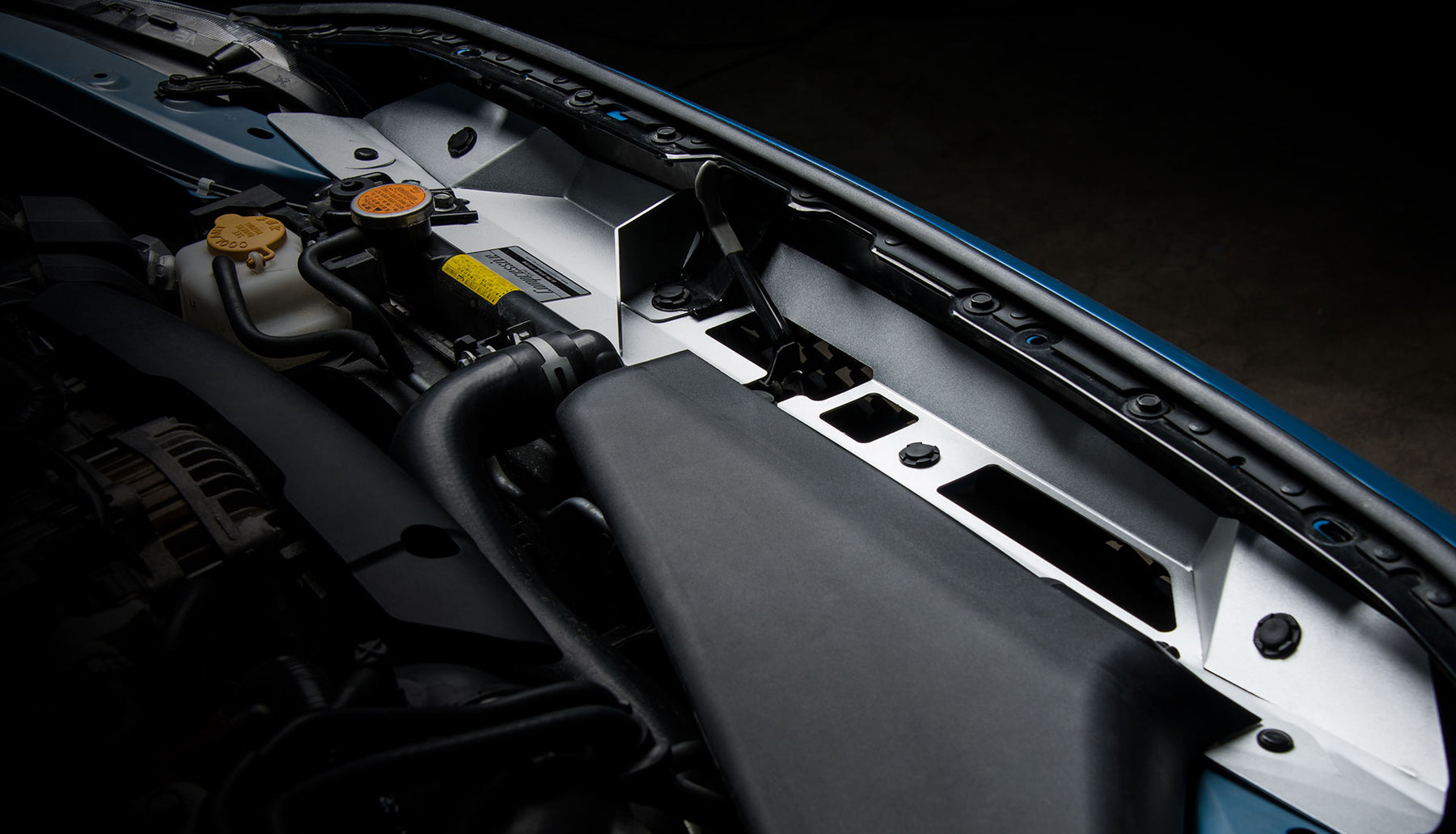 CMPSFS151-WT Compressive Tuning Smart Flow Shroud White - 2015+ Subaru WRX / STI,