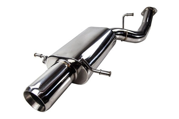 TXSWS02-RMA TurboXS Axleback Muffler 4in Polished Stainless Tip - 2002-2007 Subaru WRX/STI,