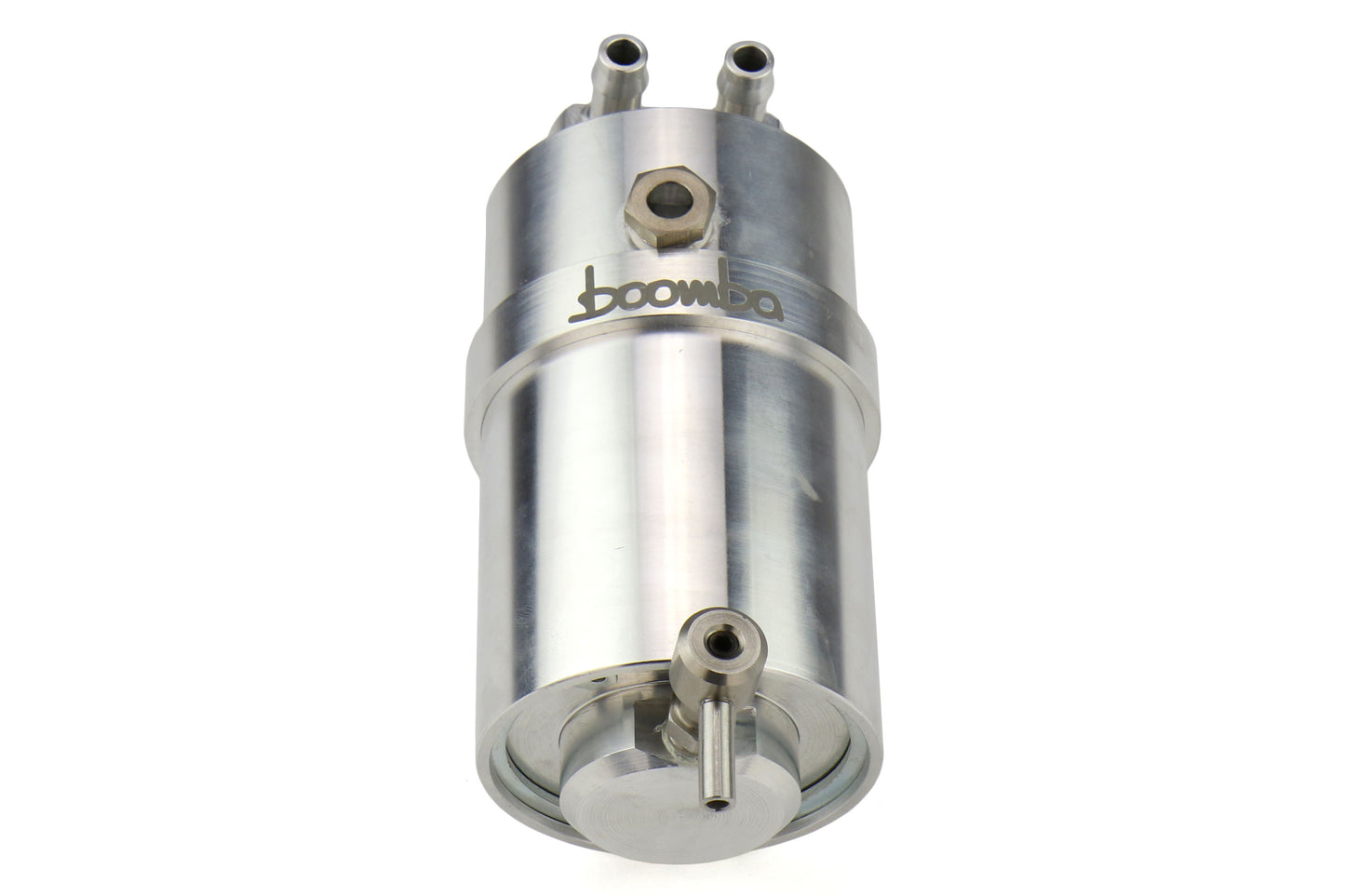 BBA031-00-026N Boomba Racing Stage 2 Oil Catch Can Kit (PCV) - 2015+ WRX-Silver,