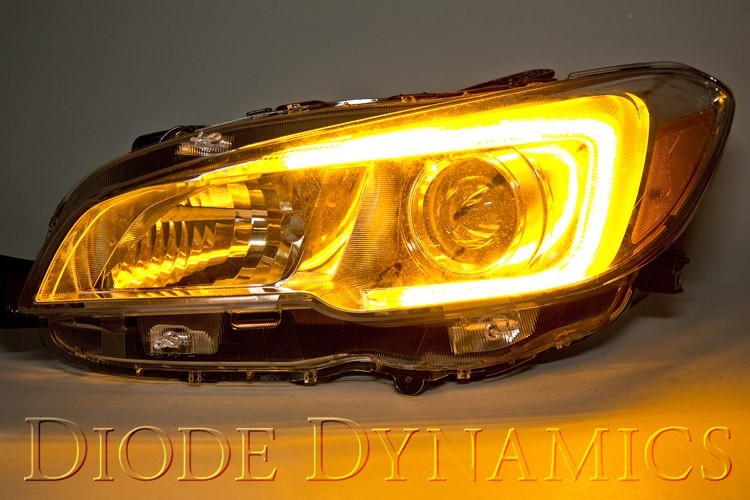 DODDD2016 Diode Dynamics Switchback LED C-light DRLs for Headlights - 2015+ WRX / 2015+ STI,