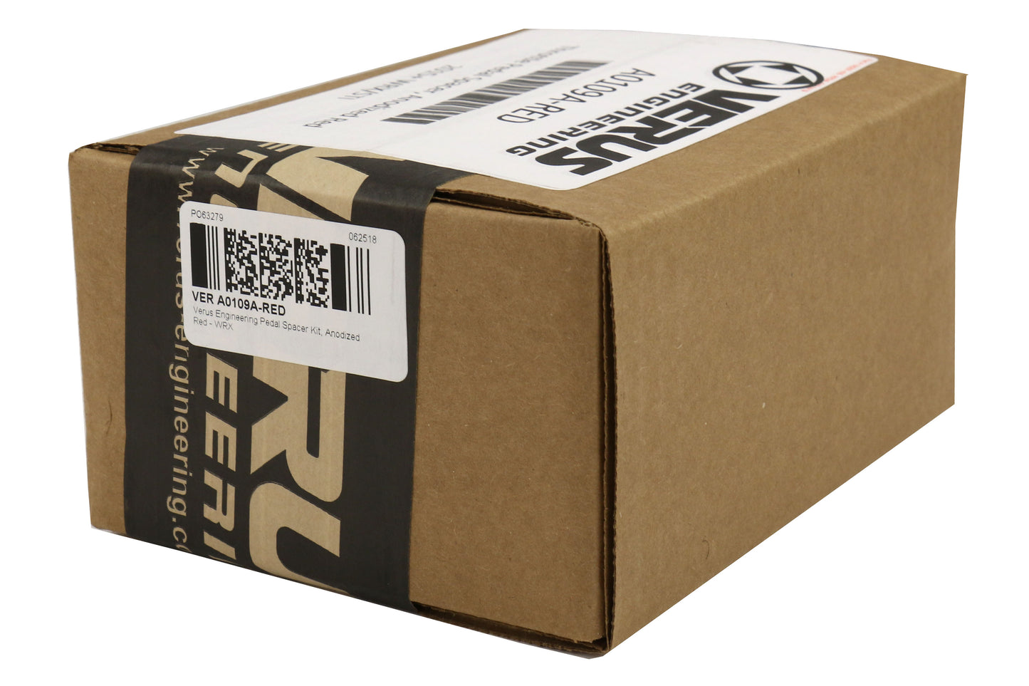 VERA0109A-RED Velox Throttle Pedal Spacer Kit - 2015+ WRX / 2015+ STI-Red,