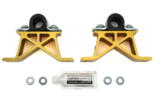 WHIKBR21-24 Whiteline Forged Aluminum Sway Bar Mounts 24mm - Subaru Models Inc. 2002-2007 WRX/STI,