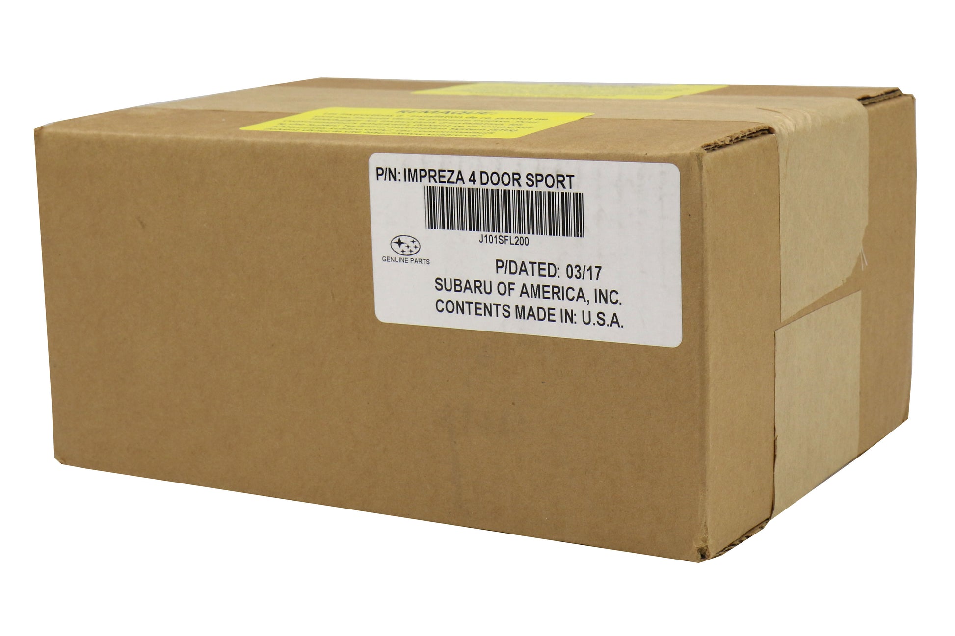 SUBJ101SFL200 Subaru Splash Guards - 2017+ Impreza 4D (Sport Models),