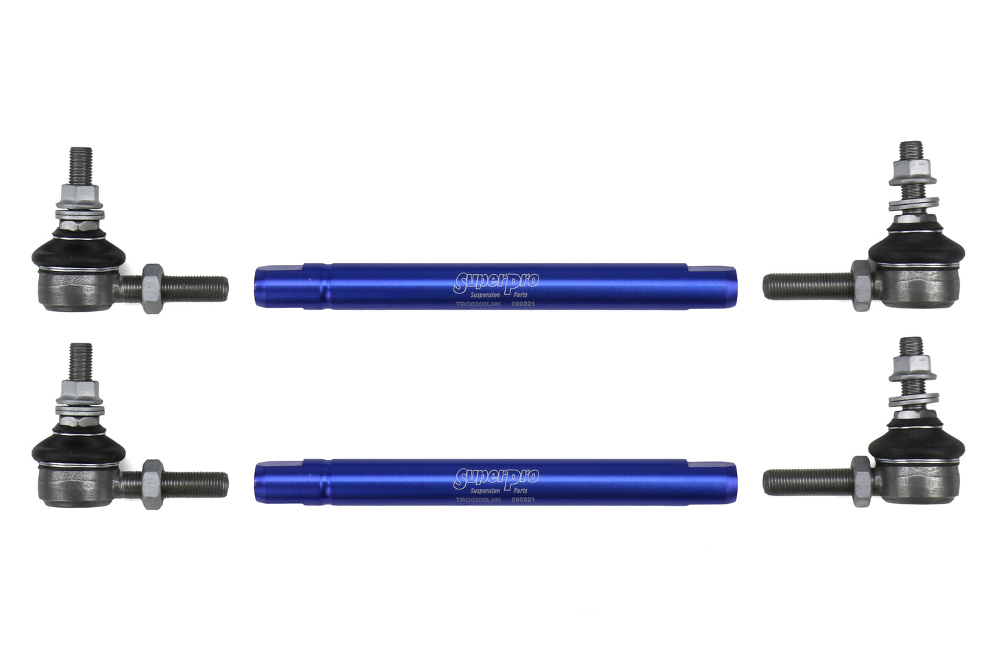 SPPTRC10200 Super Pro Adjustable Sway Bar End Link Kit - Universal,