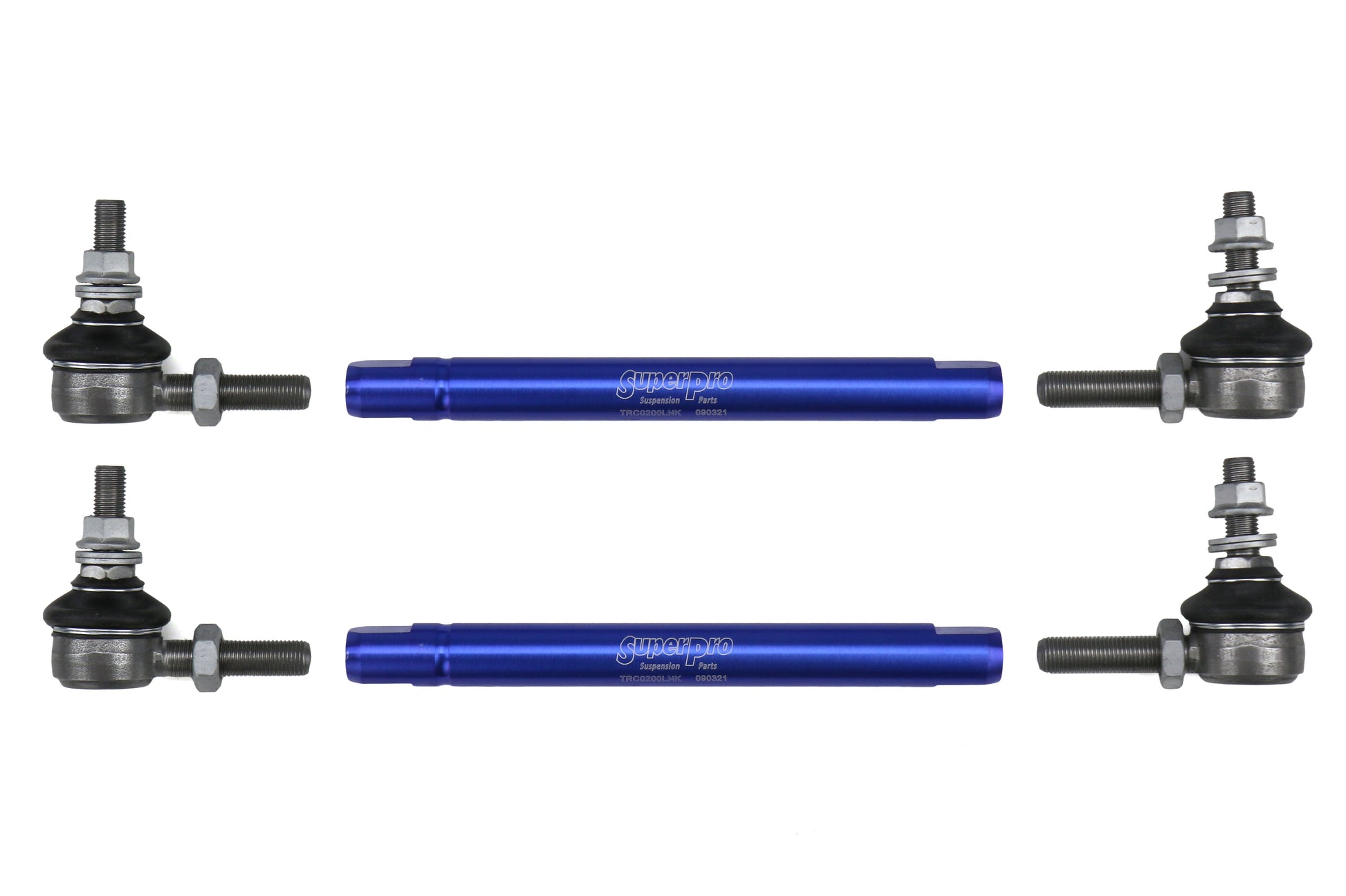 SPPTRC10200 Super Pro Adjustable Sway Bar End Link Kit - Universal,