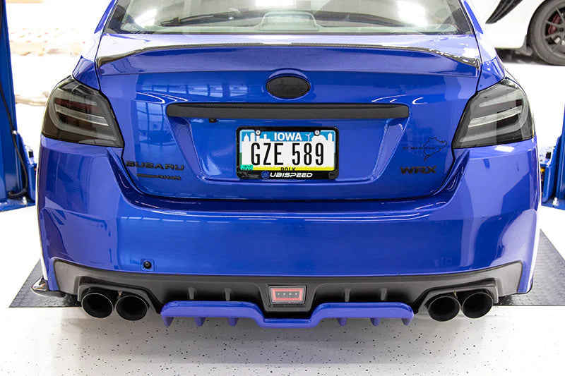 SKU: A.70189.1-G1U,,OLM A1 Style Paint Matched Rear Diffuser - Ice Silver Metallic,