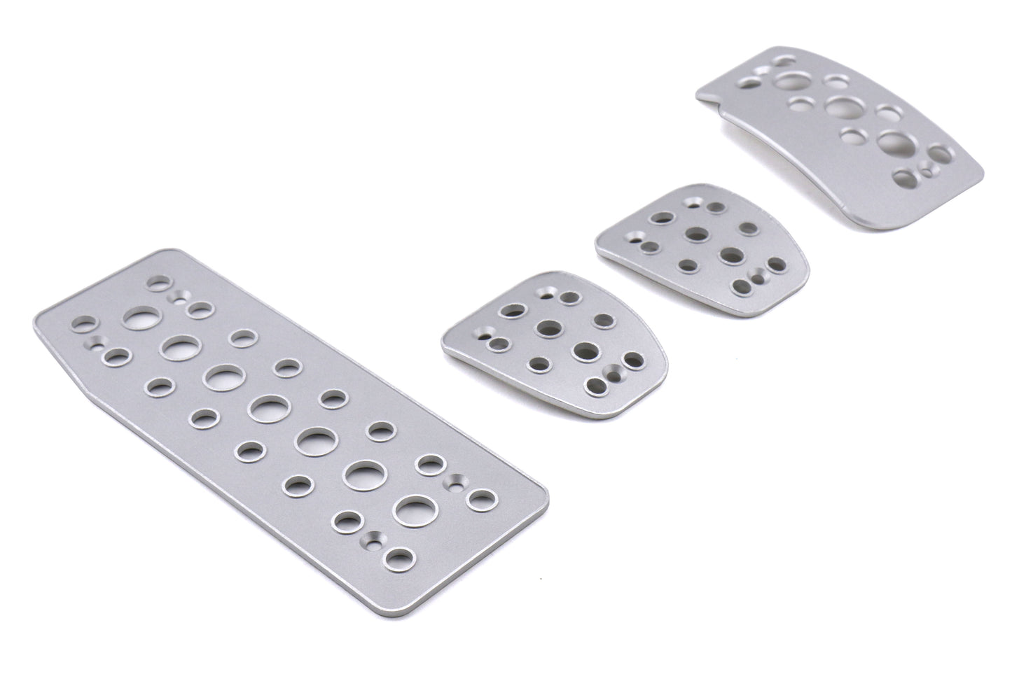 SRPSP4BRZ-FRS Billet Aluminum Sports Racing Pedals - 2015+ WRX / 2015+ STI / 2013+ BRZ-Full Set - Satin,