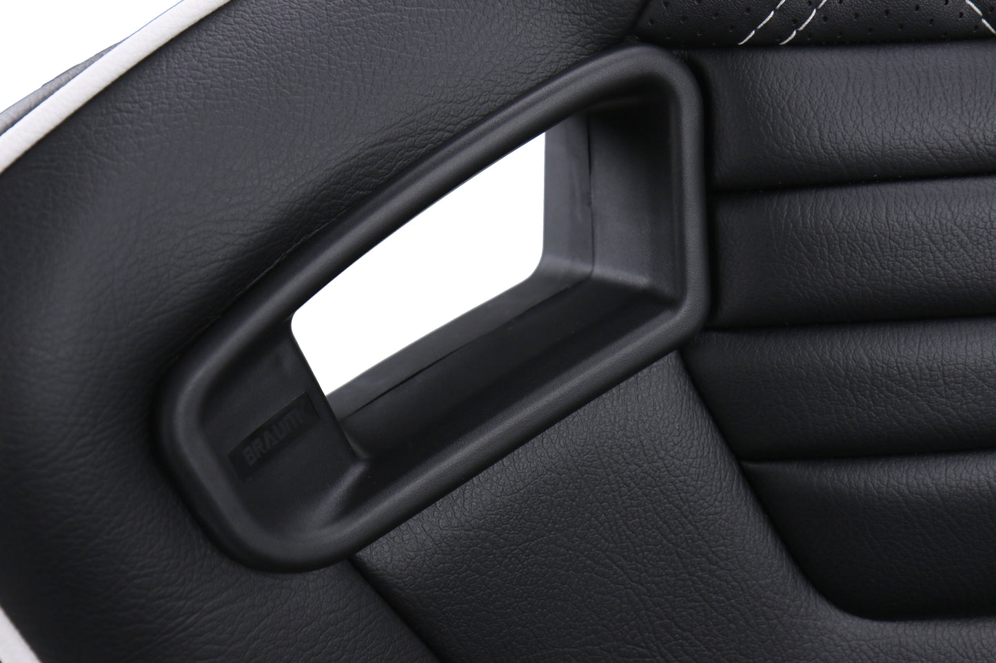 BRMBRR1X-BDDWS Braum Elite-X Series Racing Seats Diamond Edition White Piping Pair - Universal,