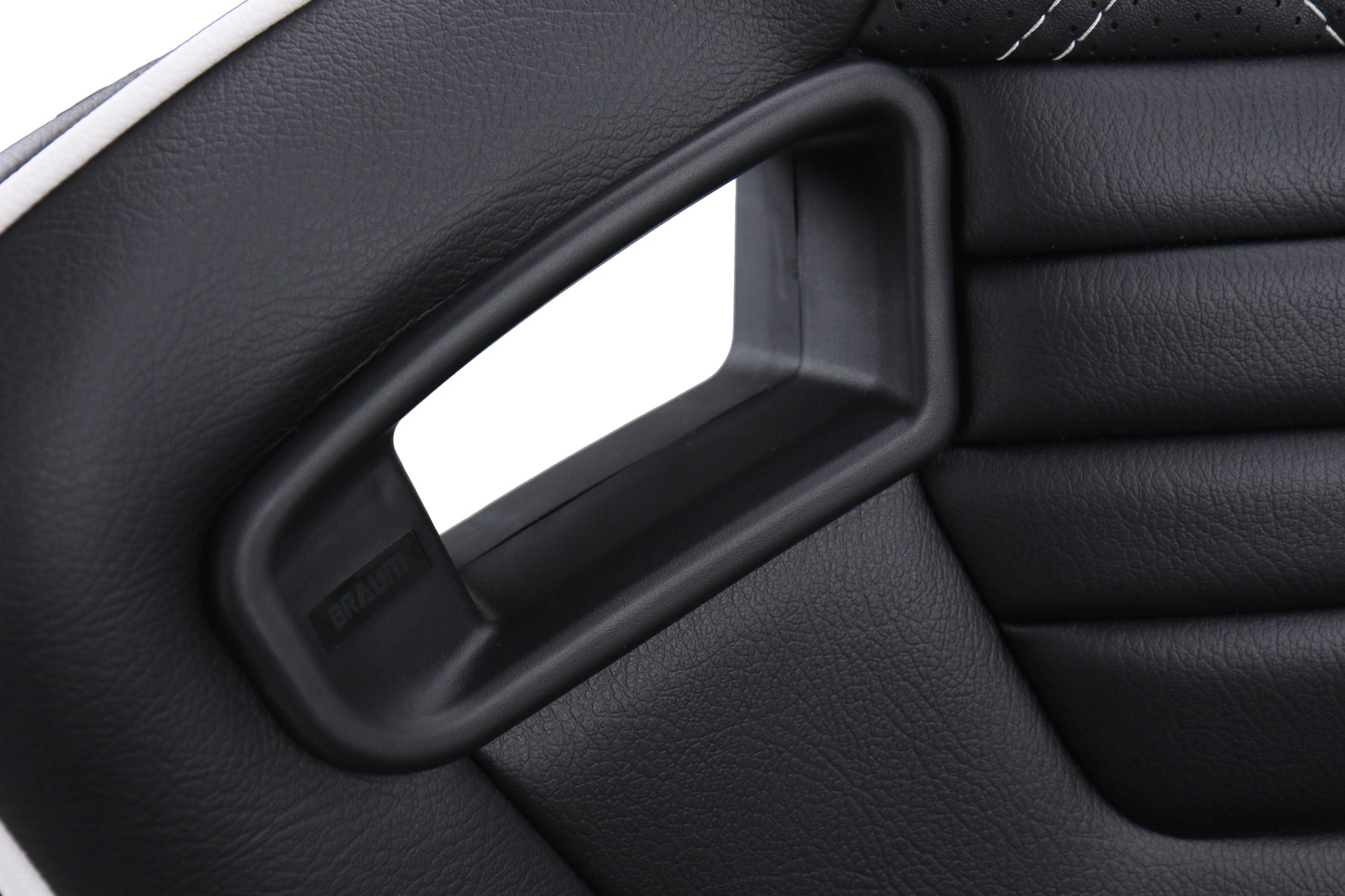 BRMBRR1X-BDDWS Braum Elite-X Series Racing Seats Diamond Edition White Piping Pair - Universal,