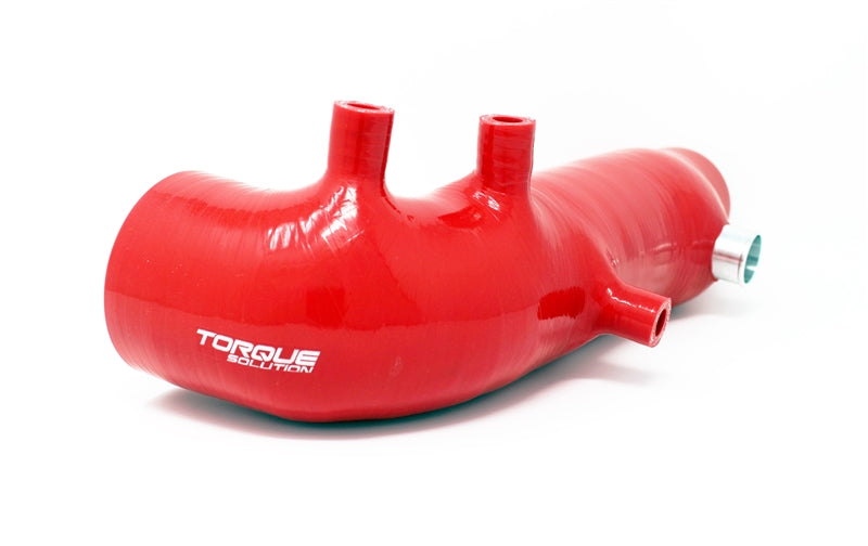 TQSTS-SU-463RD Torque Solution Turbo Inlet Hose Red - Subaru WRX 2002-2007 / STI 2004+ / Legacy GT 2005-2009,