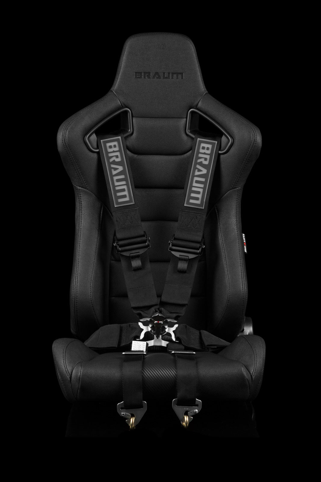 Braum 6 Point 3inch FIA Certified Racing Harness - Black Each - Universal