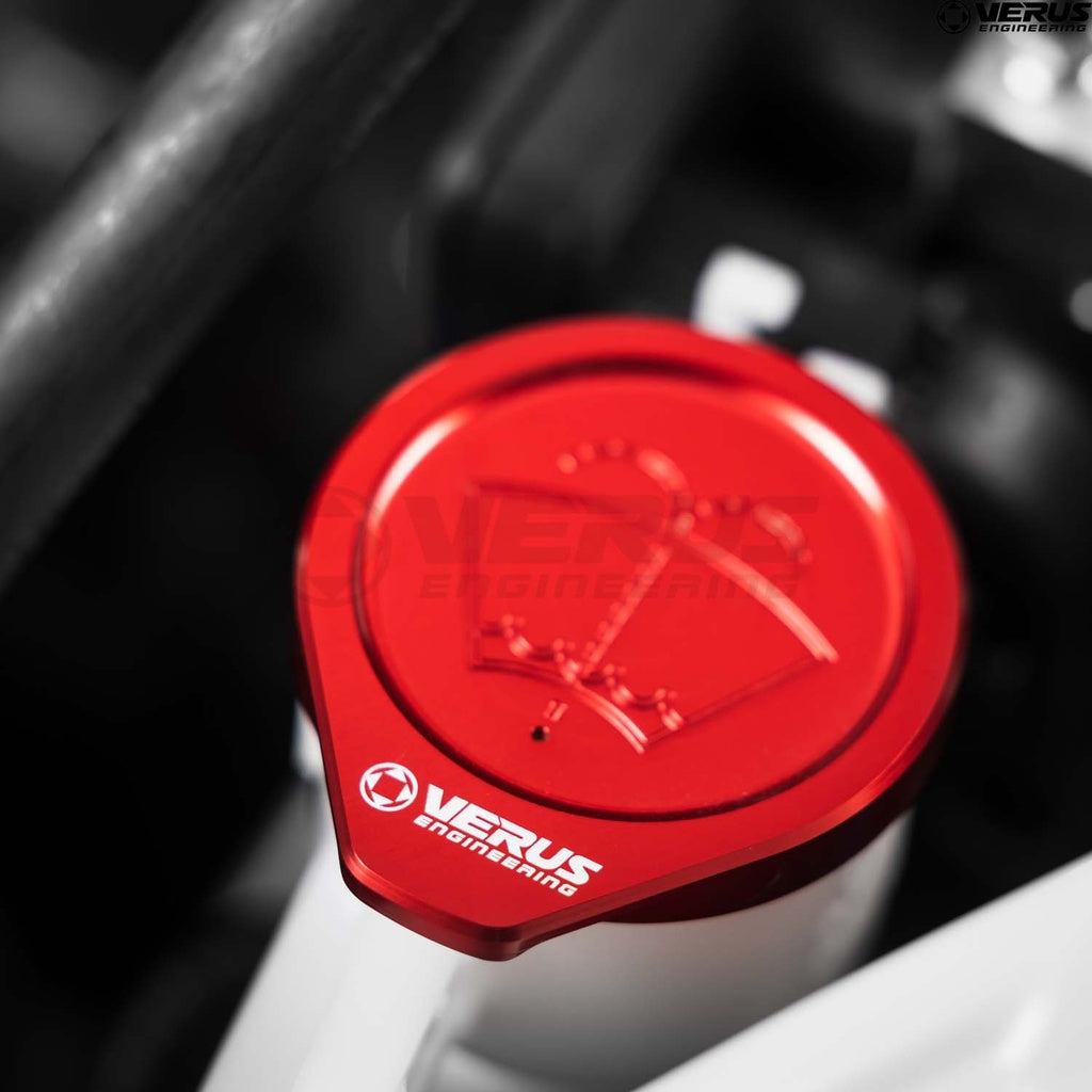 Windshield Washer Cap, Anodized Red - 2013-2024 Subaru BRZ / Toyota GR86 / Scion FRS / 2022-2024 Subaru BRZ