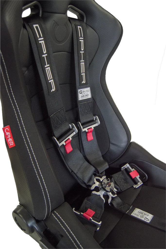 CIPCPA4005BK Cipher 3" SFI 16.1 Approved 5 Point Camlock Racing Harness (Black) - 2013+ FT86,