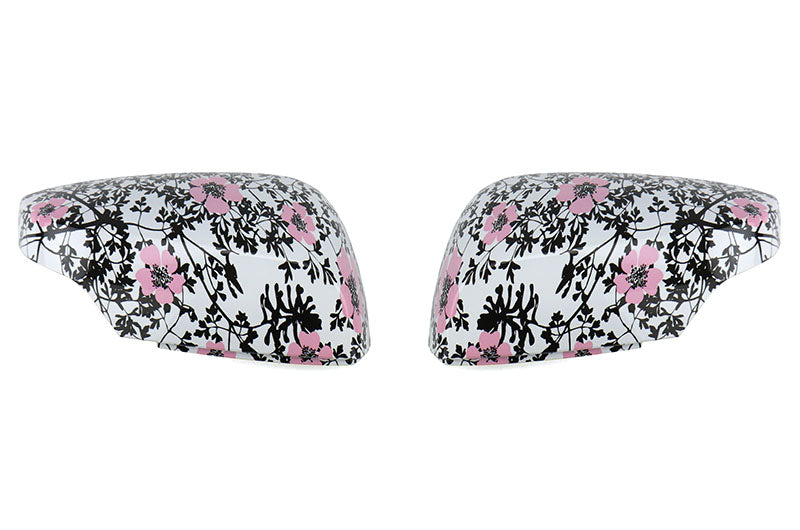 OLMA.70180.3 OLM Graphic Design Mirror Covers (Cherry Blossoms) - 2015-2021 Subaru WRX / STI,