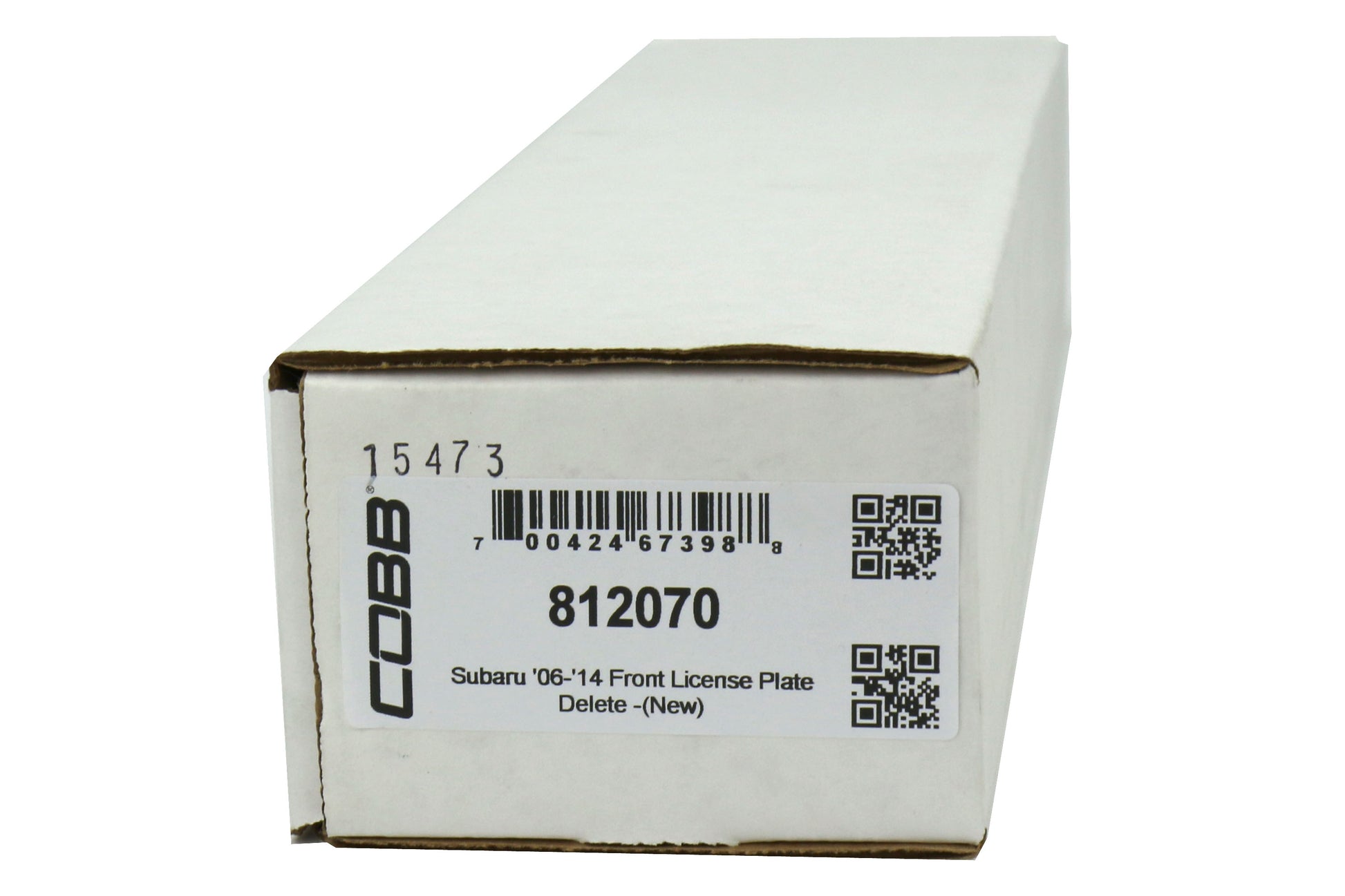 COB812070 COBB Tuning Front License Plate Delete -  Subaru Models (inc. 2002+ WRX/STI / 2014+ Forester XT) Subaru,