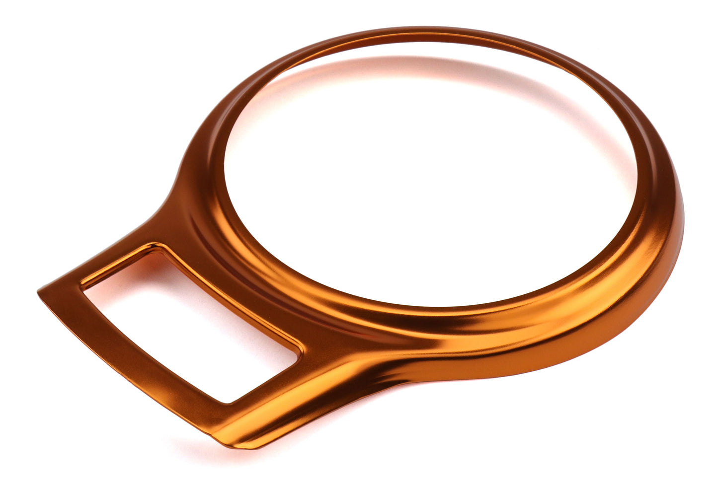 GCSGCSSHIFTTRIMOR Anodized Aluminum Shifter Plate Trim Bezel - 2013+ FR-S / BRZ-Orange,