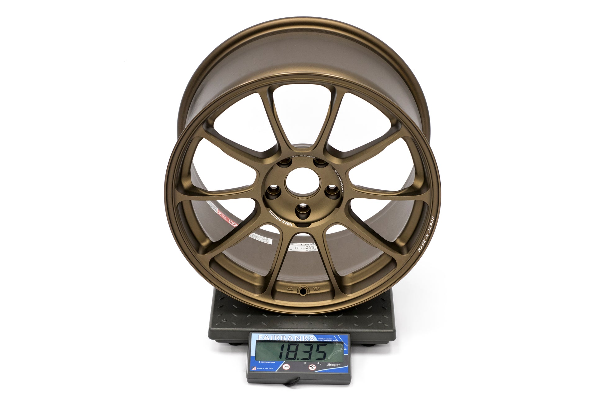 VLKWKZX38EA Volk ZE40 Bronze 18x9.5 +38 Face 2 - 2015+ WRX / 2015+ STI,