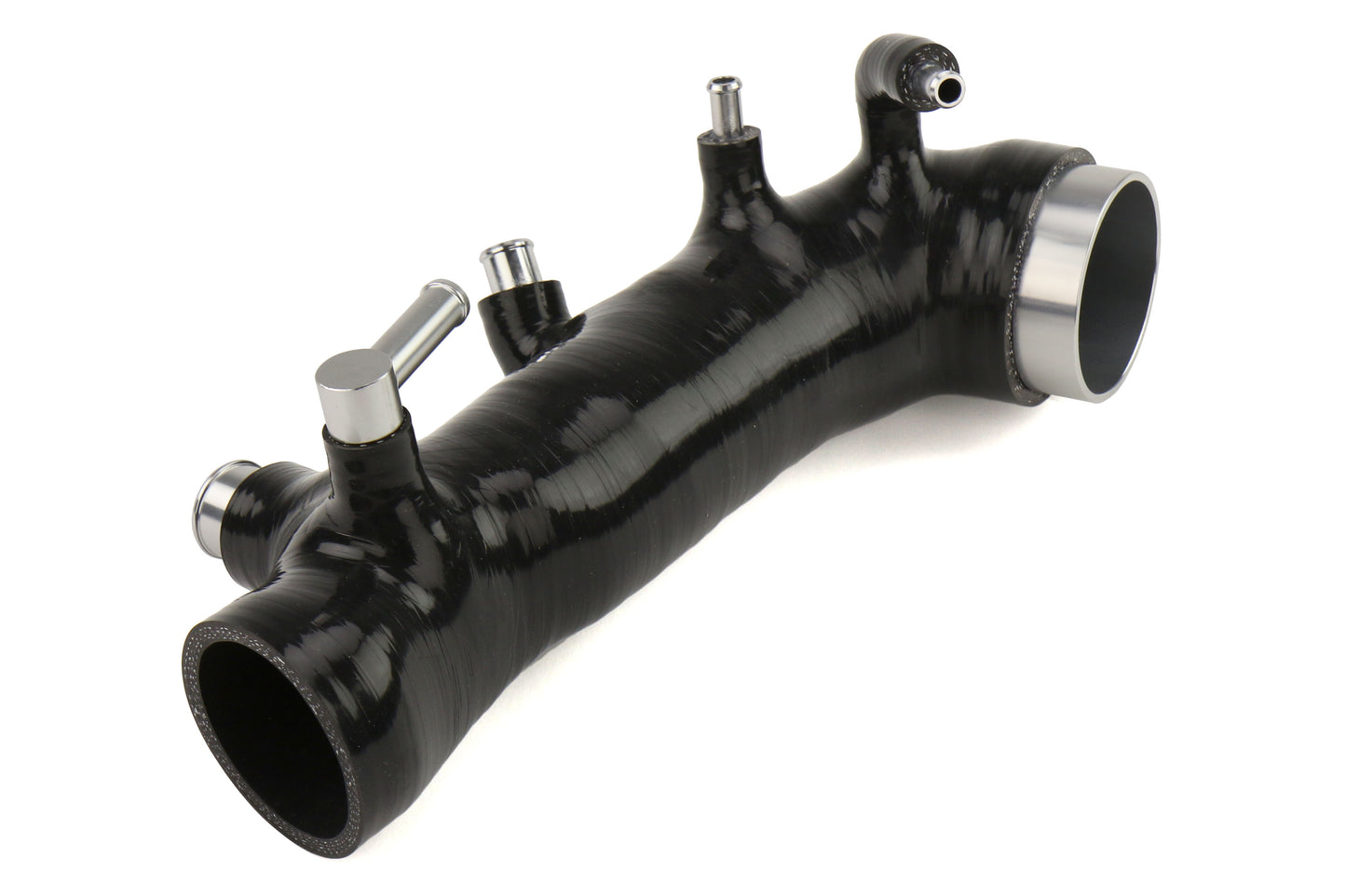 TOMTB301A-SB01B Tomei Silicone Turbo Inlet Hose (Black) - 2002-2007 Subaru WRX / 2004-2021 Subaru STI,