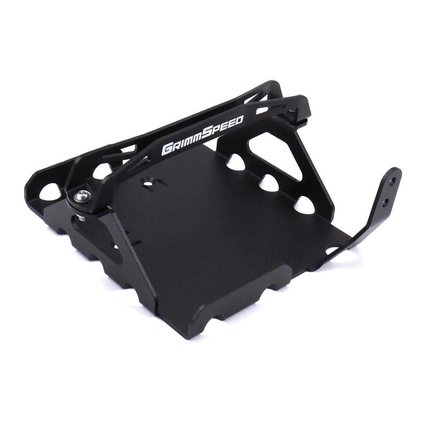 GRM121028 GrimmSpeed Lightweight Battery Mount Black - 2008-2021 Subaru WRX / STI,