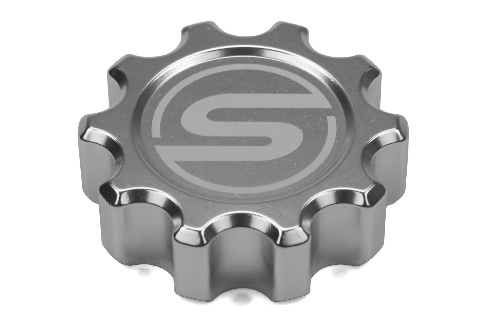 SBS15WRXBFC-SL SubiSpeed Brake Fluid Cap Cover - 2015+ WRX / 2015+ STI / 2013+ BRZ-Silver,