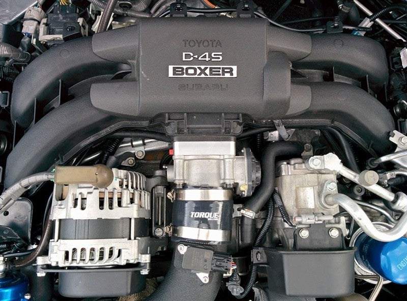 TQSTS-TBS-023 Torque Solutions Throttle Body Spacer (Silver or Red) - 2013+ BRZ-Silver,