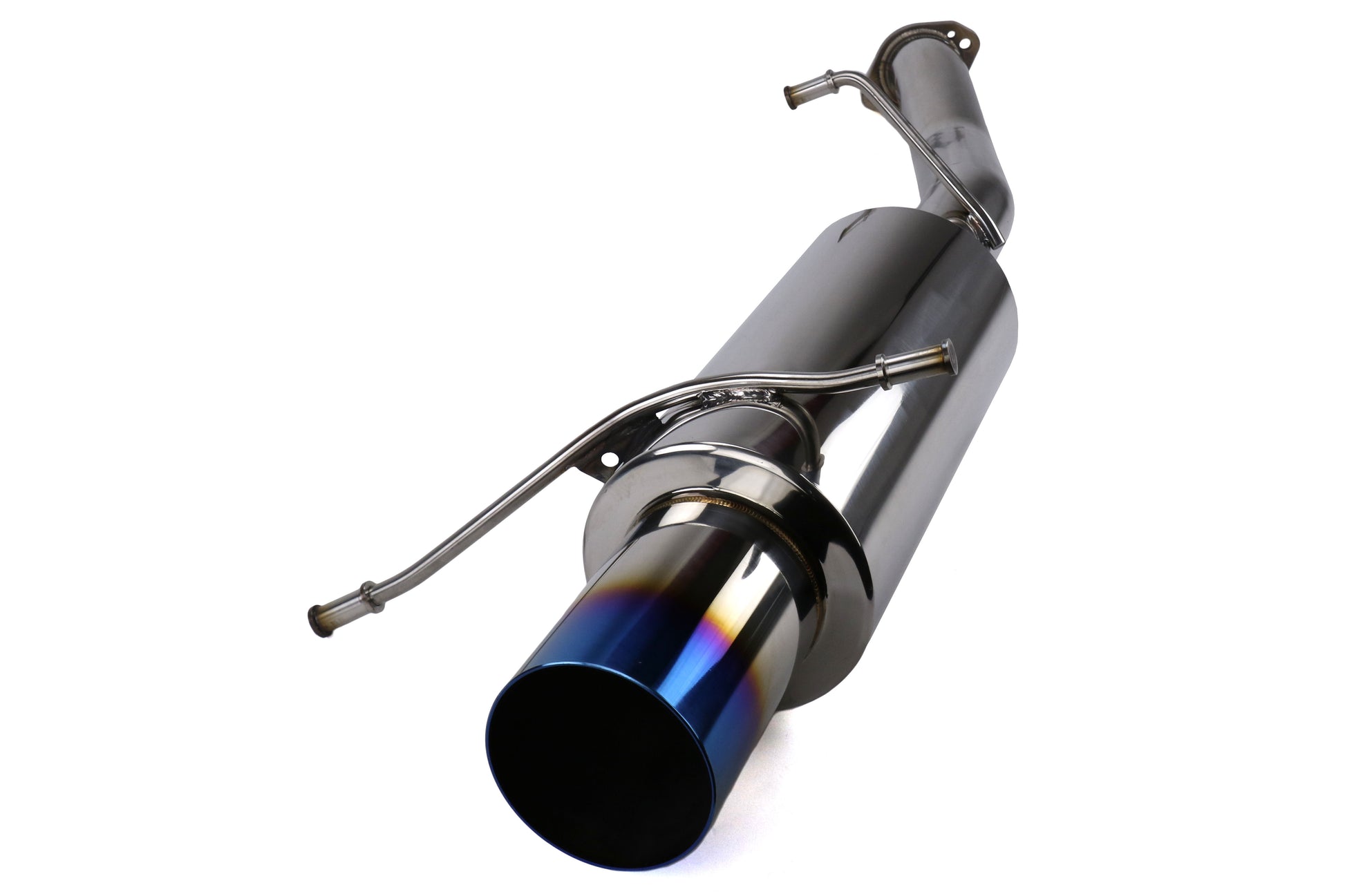 TXSWS02-RMA-TI TurboXS Axleback Muffler 4.5in Blued Tip - Subaru WRX 2002-2007 / STI 2004-2007,