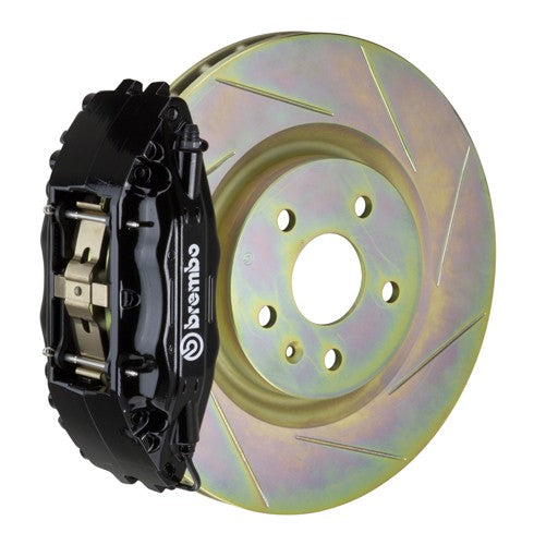 BRE1H5.6005A1 Brembo Front 4 Piston OE Slotted or Drilled Brake Kit - 2013+ FR-S / BRZ / 86-Black-Slotted,
