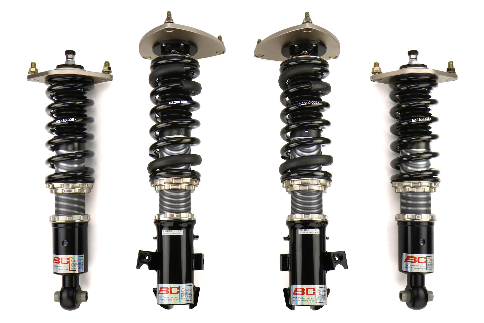 BCRF-17-DS BC Racing DS Series Coilovers - 2011-2014 Subaru STI,