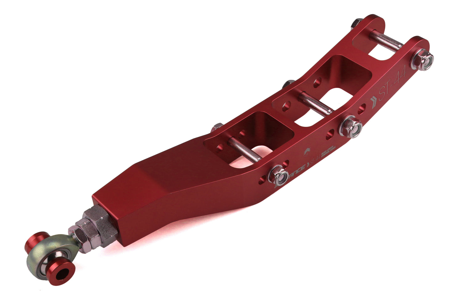 STNST-44-RED Stance Adjustable Lower Control Arms v1.0 (Rear) - 2015-2018 WRX / STI / 2013+ FR-S / BRZ / 86-Red,