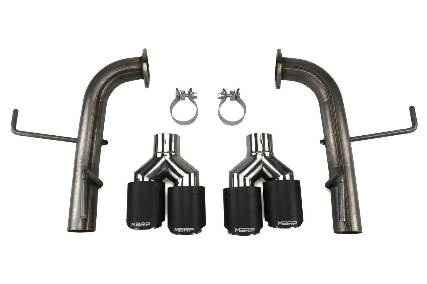 MBRS48013CF MBRP Street 2.5in Quad Tip Axle Back Exhaust - 2015+ WRX / STI-Carbon Fiber,