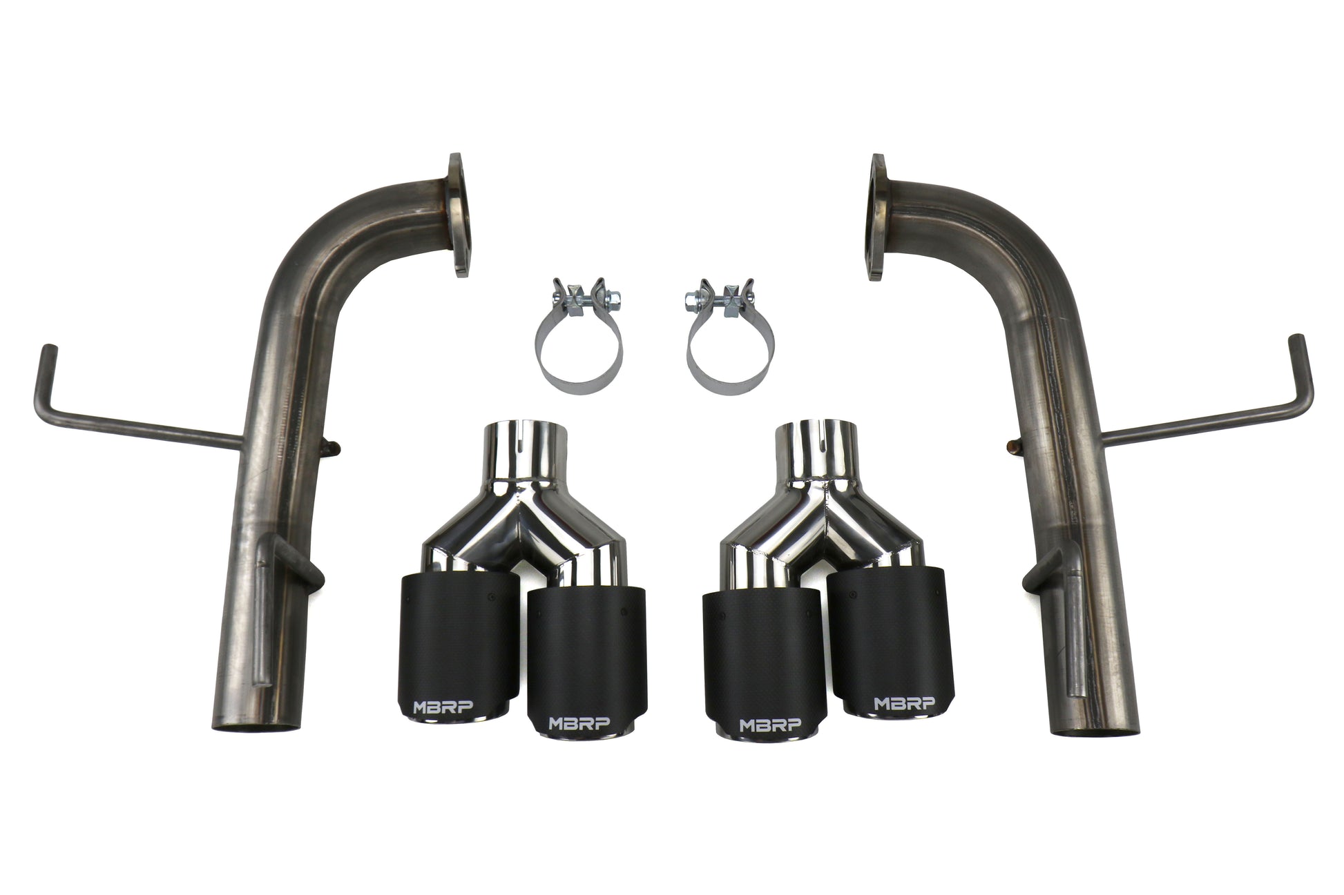 MBRS48013CF MBRP Street 2.5in Quad Tip Axle Back Exhaust - 2015+ WRX / STI-Carbon Fiber,