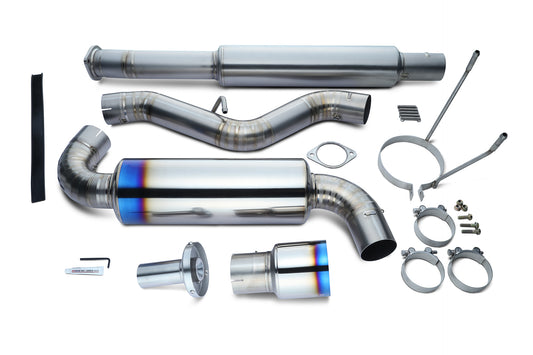 TOMTB6090-SB05A Tomei Expreme Ti Catback Exhaust Ver. 2 Single Exit - 2013-2023 Subaru BRZ / Scion FR-S / Toyota 86,