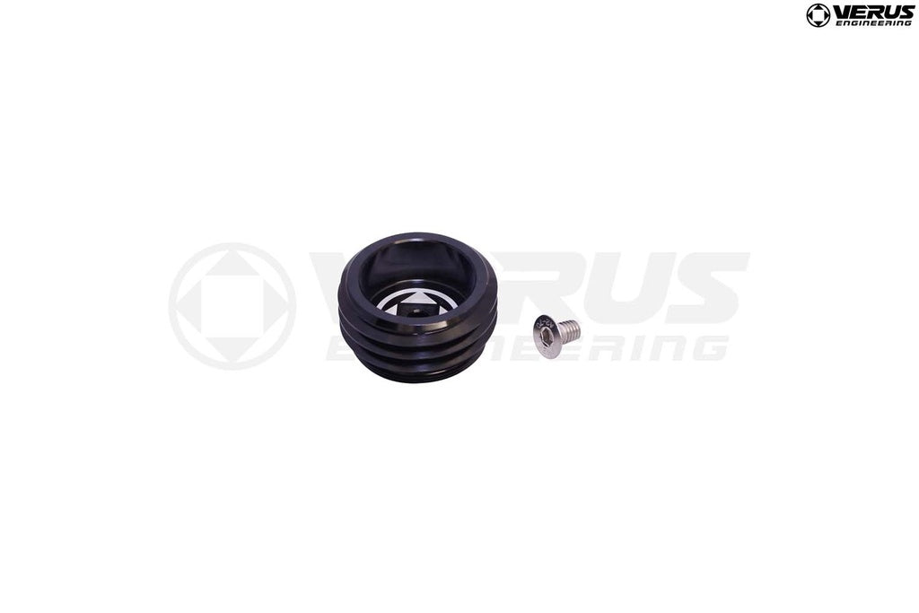 Verus EngineeringRLA Oil Cap, Anodized Black - 2012-2024 Subaru WRX / 2013-2021 STI / 2013-2024 Toyota GR86 / Subaru BRZ / Scion FRS / 2014-2024 Forester / 2020-2024 Crosstrek / 2015-2024 Impreza